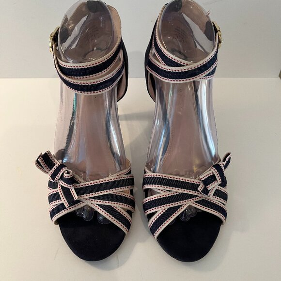 Kelly & Katie Faux Suede Open Toe Strappy High Heel Sandals ~ Women's Size 8.5M - Picture 4 of 14